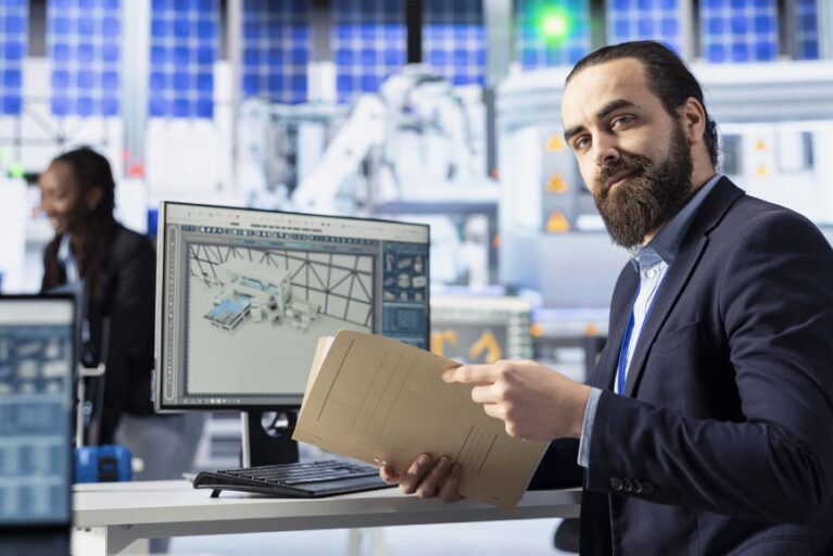 Project manager file folder Southern UK