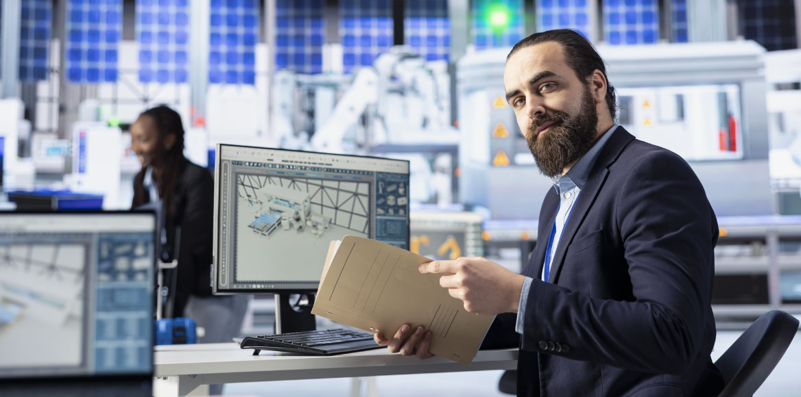 Project manager file folder Southern UK