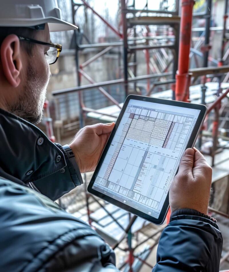 3D scan of construction framework