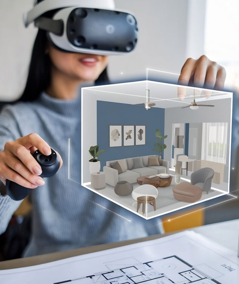 3D model of interior design project