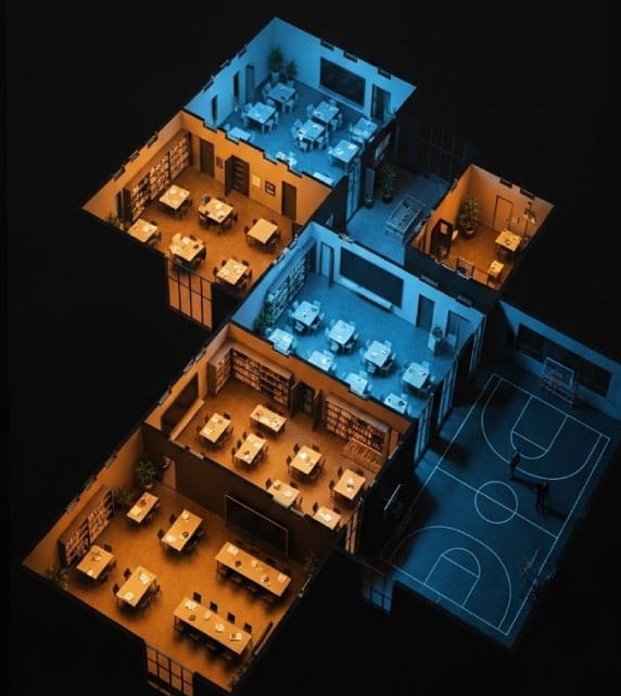 Digital twin school facility Southern UK