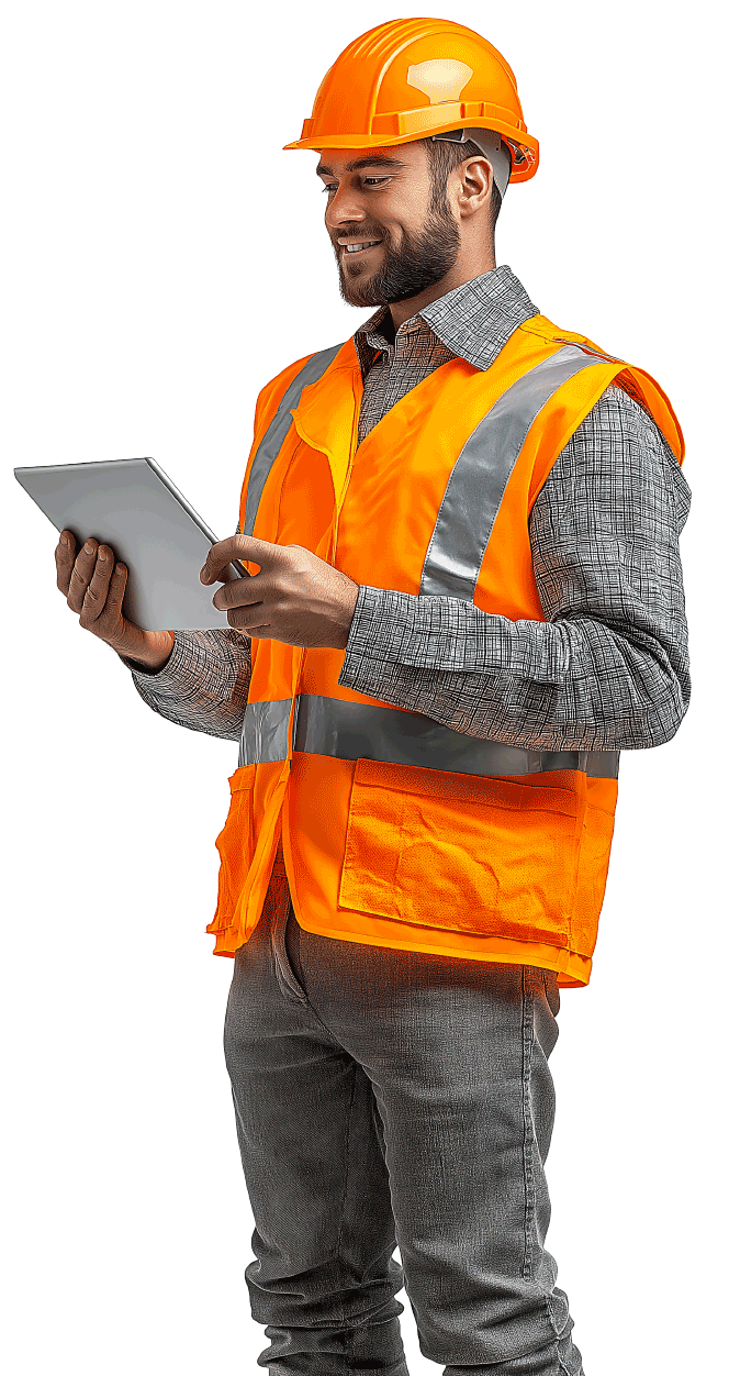 Construction worker 3D scanning UK