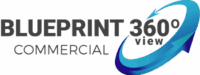 Blueprint360View brand identity symbol representing digital surveying and immersive 3D solutions in Southern United Kingdom.