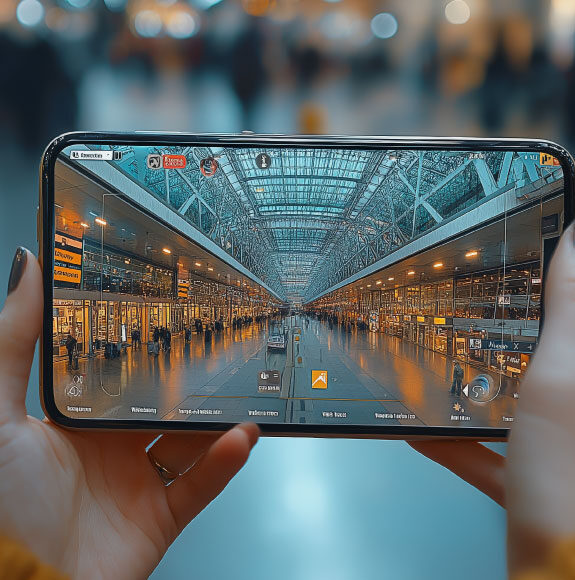 Professional sharing immersive 3D tour smartphone UK