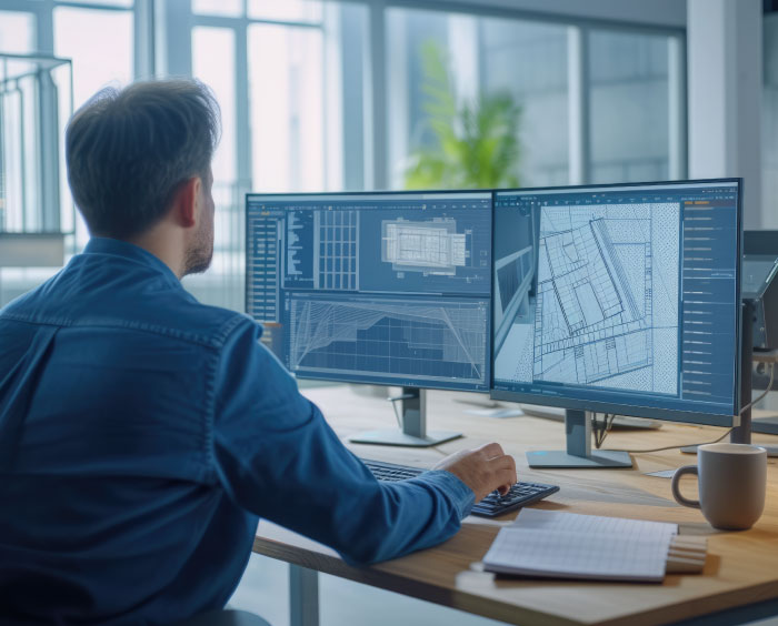 Engineer processing data Southern UK