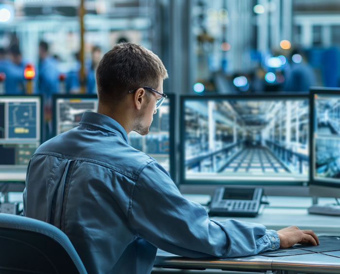 Technician processing scan Southern UK